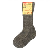 Hirsch Plüschsocke Wolle graumeliert