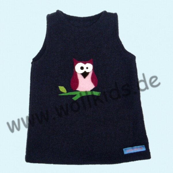 Walk-Kleid marine mit Eule