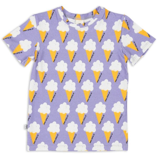 T-Shirt Ice Cream on lilac - 116/122