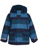Himmelbjerg Winterjacke Streifen blau