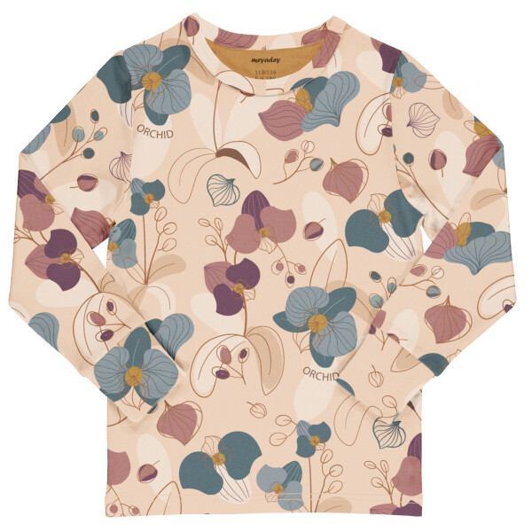 Shirt lang Tropical Orchid - 74/80