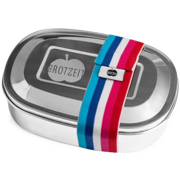 Magic Lunchbox Streifen bunt rot blau