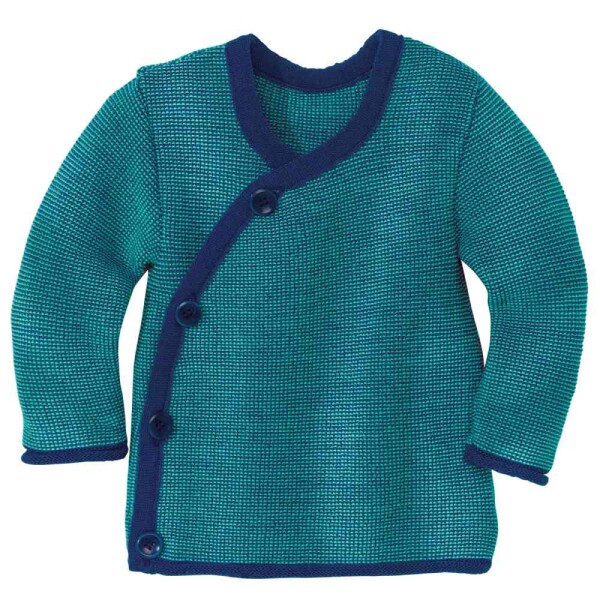 Melange-Jacke marine-lagoon - 50/56