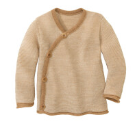 Melange-Jacke karamell-natur - 62/68