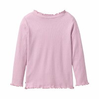 Langarmshirt Stehkragen P&uuml;nktchen malve - 98/104