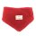 Dreieckstuch Wollfleece rot