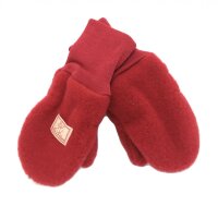 F&auml;ustel Wollfleece rot