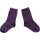 Kindersocken 80% Wolle dunkellila - 19-22