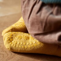 Stoppersocken mustard - 17-19