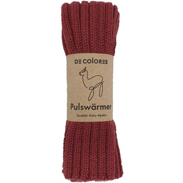 Pulswärmer Alpaka altrosa
