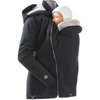 Allwetter-Softshell-Tragejacke Winter Cosy Allrounder schwarz