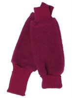 Wollfleece-Beinstulpen beere