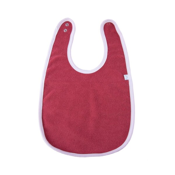Lätzchen Frottee Soft maroon red