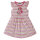 Kleid kurzarm Pferd white-pink-sun