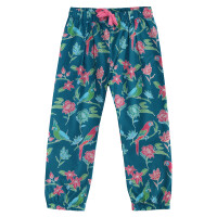 Web-Hose Papageien turquoise-pink