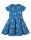 Tellerkleid Regenbogen blau