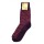 Norweger Socken Sternenmuster lila-pink