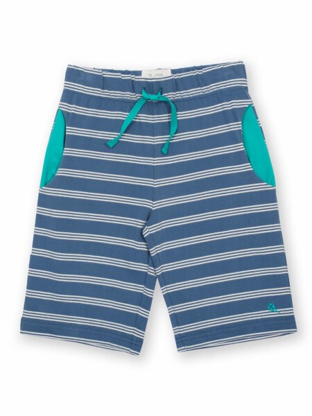 Shorts Jersey Streifen Navy - 104