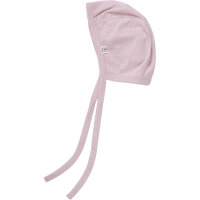 Babymützchen Wolle/Seide rose