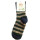 Ringelsocke Wolle marine-braun-grün - 25-26