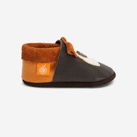 Leder-Hausschuhe Hund Eddy braun - 32/33