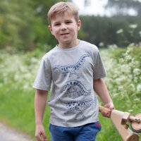 T-Shirt Dinoarten grau