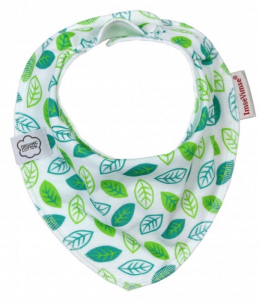 Bandana Lätzchen Green Leaves