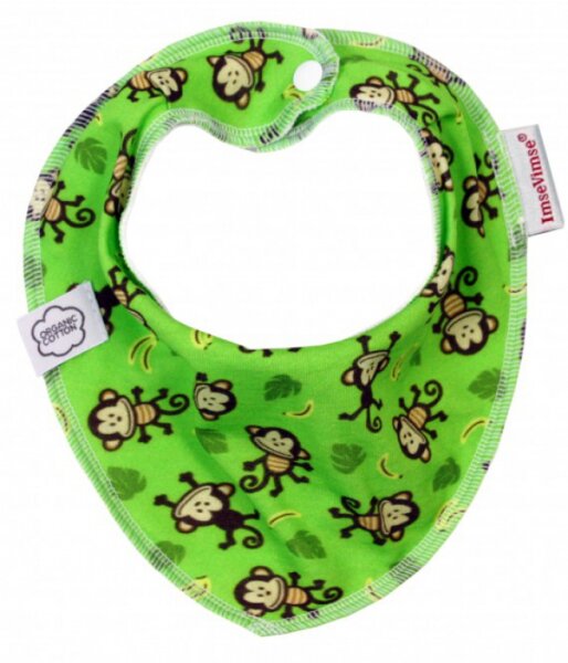Bandana Lätzchen Green Monkey