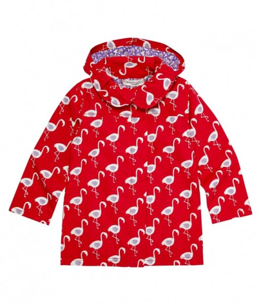 Lucy Regenjacke wasserabweisend Flamingos