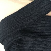 Stulpen Wolle schwarz