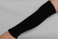 Stulpen Wolle schwarz