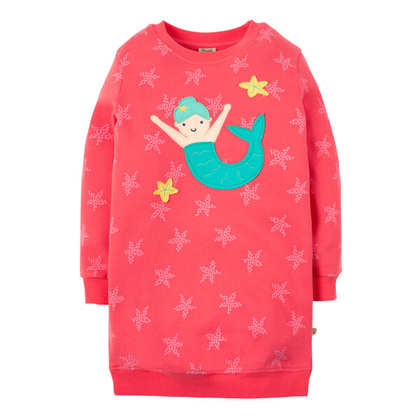 Eloise Sweatkleid Meerjungfrau koralle