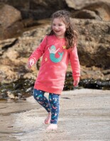 Eloise Sweatkleid Meerjungfrau koralle