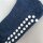 Stoppersocken Wolle marine meliert