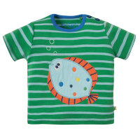 Atlantic T-Shirt Fisch Streifen gr&uuml;n