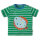 Atlantic T-Shirt Fisch Streifen grün