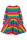 Skater Kleid Regenbogen - 92/98