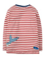 Joe Shirt Langarm Hai Streifen rot-wei&szlig;