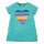 Sophie T-Shirt Pailletten Herz aqua