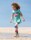 Sophie T-Shirt Pailletten Herz aqua