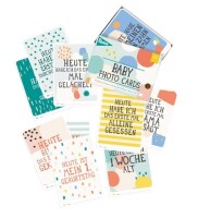 Baby Photo Cards Cotton Candy