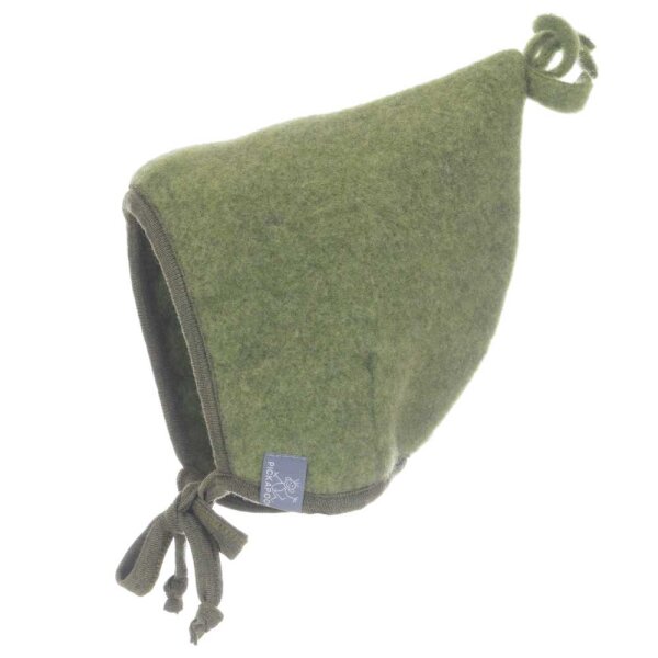 Tilda Mütze Wollfleece moos - 44