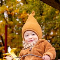 Tilda M&uuml;tze Wollfleece caramel - 50