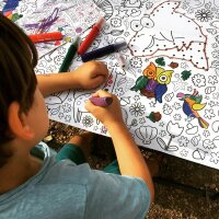 Maldecke aus Papier Schulanfang
