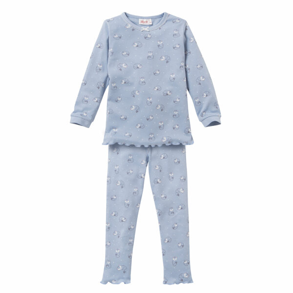 Pyjama Fuchs hellblau - 98