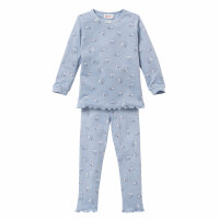 Pyjama Fuchs hellblau - 98