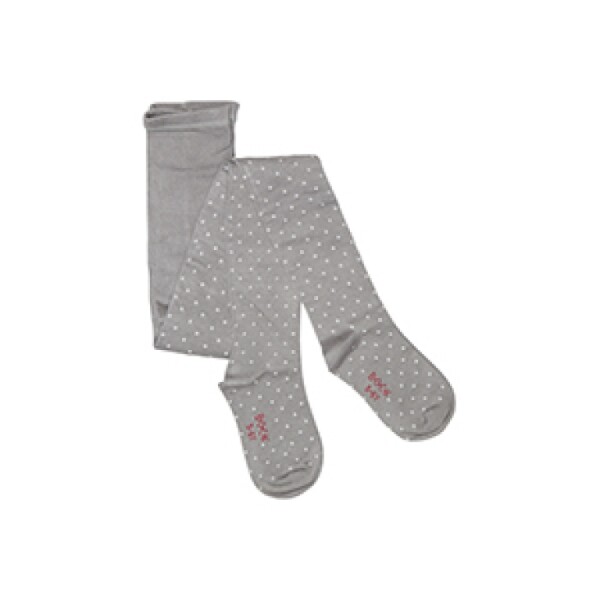 Strumpfhose Bambus Pünktchen grey-white