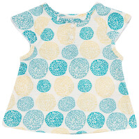 Lulu Top Schmetterlings&auml;rmel Blumen