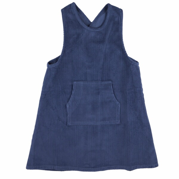 Schürzenkleid Cord night blue - 104