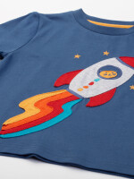 Shirt lang Cosmic Cat - 80